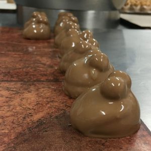 bombones bañados en chocolate
