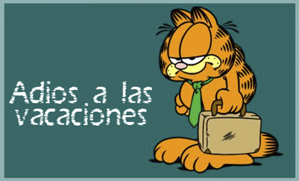 garfield cansado